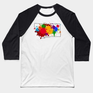 Montana Art Baseball T-Shirt